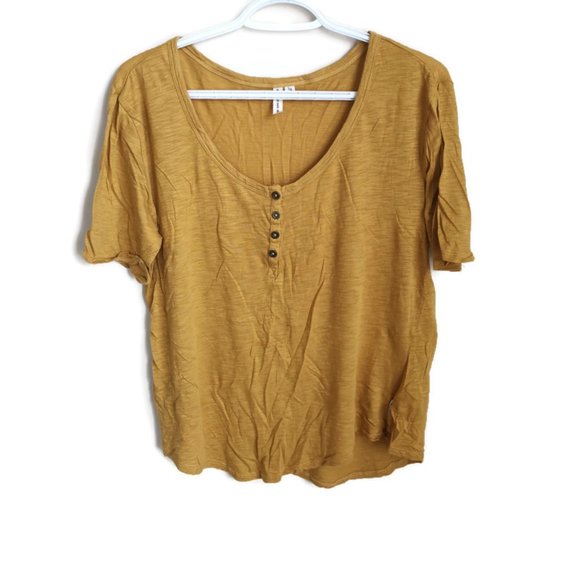 made for each other women mustard shirt - Size L - Picture 1 of 3